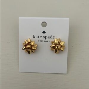 Kate Spade Gold Bow Studs
